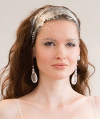Weird Beauty Trick We Might Actually Try: Saran Wrap Headbands alternative-wedding-hair-accessories-opener