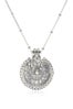 satya-jewelry-silver-mandala-necklace-$158