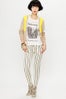 printed denim trend