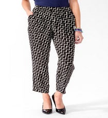 Forever 21 Cropped Chevron Striped Pants, $17.50, available at Forever 21. f21-pant