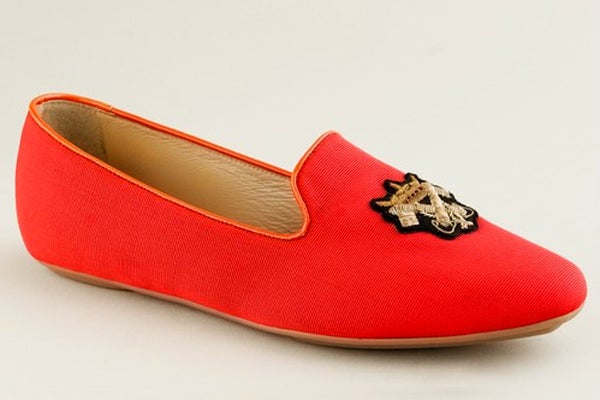 J.Crew Darby Silk Loafers