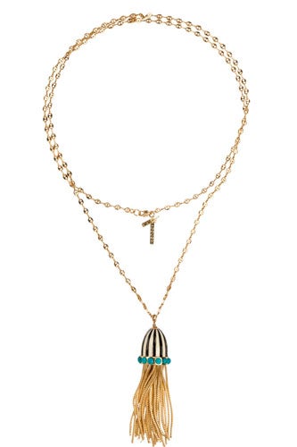 Chain-Tassel-Necklace-Black-&-White-A