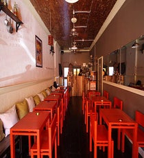 Kaz An NouWhat: Carribean/FrenchWhen: Evenings; WeekendsWhy: Owner Sebastien Aubert is not doing anything by halves with his menu at
Kaz An Nou. Where the decor is modest, the ambience is rich, and the smells out
of the kitchen are nothing you're likely to experience anywhere else in Brooklyn.
A one-man show, Aubert is often playing chef, host and server during your meal,
which allows ample time to get to know how warm Creole hospitality really is.Kaz An Nou, 53 6th Avenue (between Bergen and Dean streets); (718) 938-3235.Photo: Courtesy of Kaz An Nou kaz-an-nou