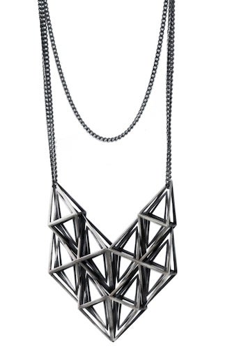 fathom and form diamon and cluster necklace_$400_Circle and Square