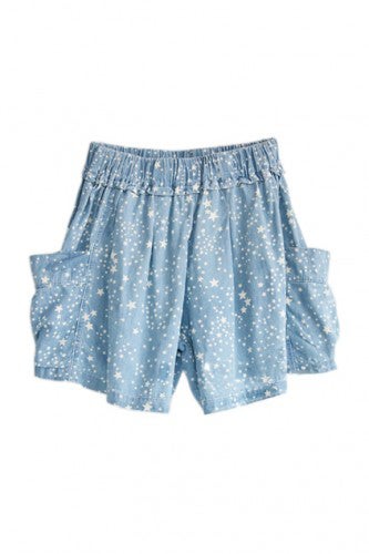 five-star-printed-elasticated-wild-blue-shorts