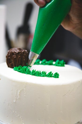 hot to decorate a cake