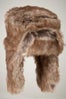 faux fur cap