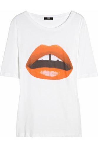 Markus Lupfer Lara Lips Cotton T-Shirt
