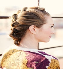 The texture in your "next-day" hair will make it much easier to work with than squeaky-clean strands, so give this sleek style a whirl. 025_Style2_final-copy