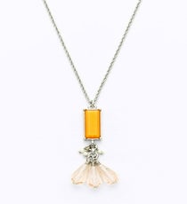 Ann Taylor Baguette Drop Necklace, $38, available at Ann Taylor. anntaylorFINAL