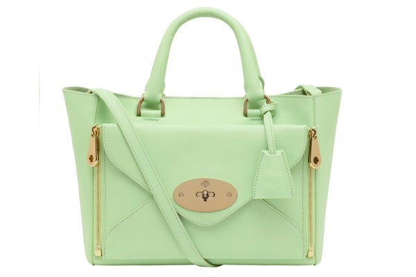 Small Willow Tote Classic Calf Mint