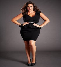 Torrid Black peplum Dress, $47.95, available at Torrid. orrid