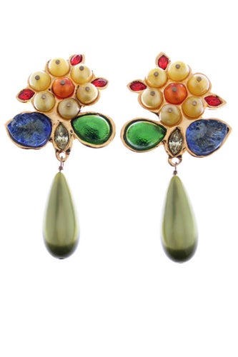 Chanel-ca1960s-poured-glass-and-gilt-metal-drop-earrings-$2950
