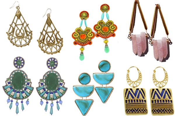earrings collage