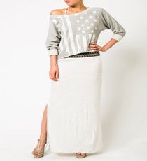 Haute Hippie American Flag Sweatshirt, $145, available at Haute Hippie. haute-hippie-145