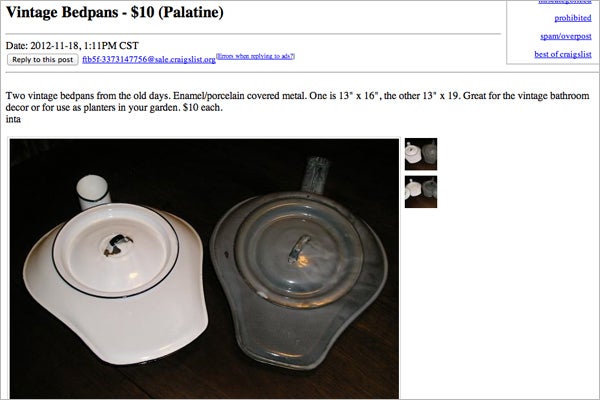 Craigslist_CHI_Bedpans