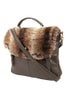 faux fur handbag