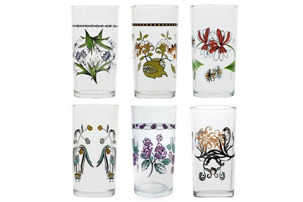 Fishs Eddy Italian Wine Glasses