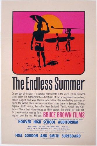 THe Endless Summer Original Poster - filmartgallery - $895.00