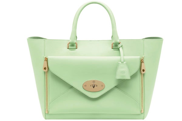 Willow Tote Classic Calf Mint
