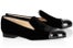 Christian Louboutin Roller Girl Leather And Velvet Loafers