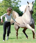 prancing