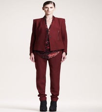 Helmut Lang Pixel Suit, $670; Pixel Pants, $370, both available at Neiman Marcus. helmut-lang-neiman-marcus-670-370