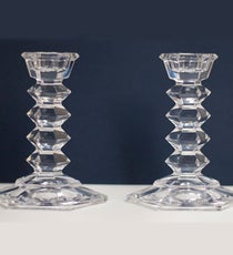 Glass Candlesticks, $25 for the pair, available at Cin Cin Vintage. candlesticksslide
