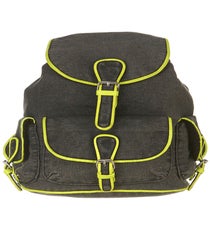 Topshop Neon Trim Denim Backpack, $68, available at Topshop. topshop