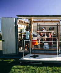 Bikinis On Wheels! Shop Swimwear At Faherty's Pop-Up Today op