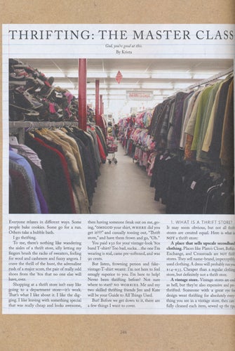 Thrifting