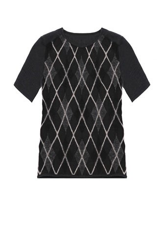 netted-wool-argyle-t-shirt