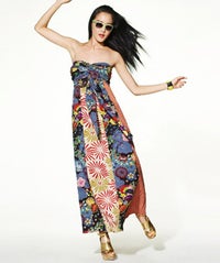 Cheap Thrill! A Patchwork-Printed Maxi-Dress From Macy's