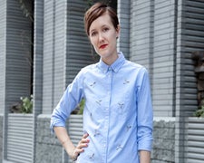 I DIY: Easy, Embellished Sunbursts To Dress Up A Blah Oxford opener_DIYEmbellishedOxford_SarahBalch