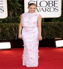 Sienna Miller
Well, 12 hours later, we're still standing in ovation for both the bare-faced babe and Sienna Miller's stylist, Cher Coulter, for giving us a dose of funky-chic in the form of Erdem separates. Adding to our uncharted-territory elation, she rocked three Van Cleef & Arpels earrings on one side, while going au natural on the other. The appliqué florals, white-lace base, and risk-taking attitude are exactly why she was The Girl of the evening, despite being shafted of the actual trophy.
Photo: David Fisher/Rex/Rex USA sienna-miller