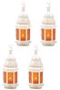 Tabletop Lanterns with Amber Glass - asteriamart - $47.95