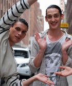 Male Models Vogue It Out At Ervel (Gif!) male-op