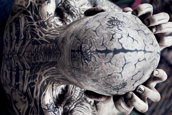 Zombie Boy Without Tattoos- Rick Genest Without Tattoos