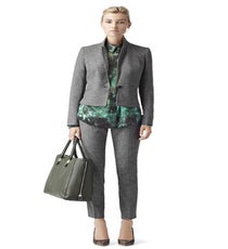 Reiss Tail Back Jacket, $425, available at Reiss; Cropped Trouser, $230, available at Reiss. reiss-425-230