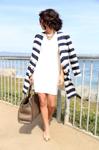 how to wear stripes