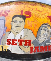 James Franco's "This Is The End" Paintings Are Highly Self-Referential francoOP