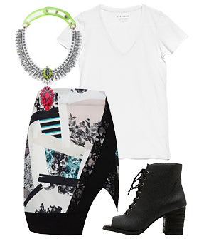 5 Fresh Ways To Style A Plain, White Tee Opener (3)
