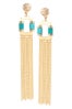 Stone-Tassel-Earring-Sea-Blue