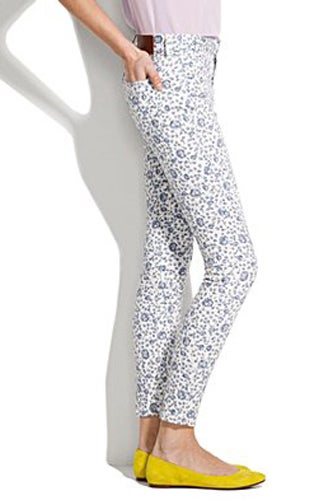 printed denim trend