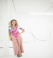 Nina Johnson-Milewski, Owner/Director, Gallery Diet
In three words, your personal style is…
“Fun, sarcastic, and eclectic.”
Finish this sentence: In all things art and fashion, style is…
“Necessary.” 01_©gesischilling-4