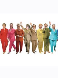 Your Moment Of Zen: A Rainbow Of Hillary Clinton's Pantsuits hillmain