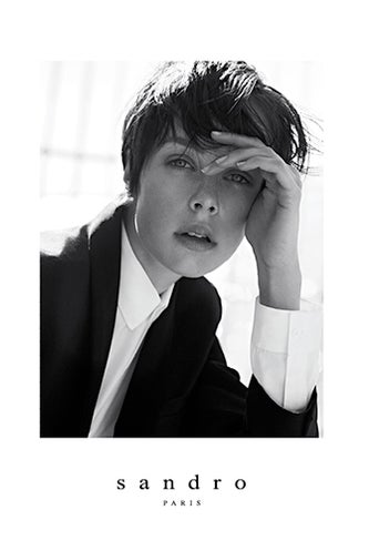 Edie Campbell Celebrates Her New Darker 'Do For Sandro