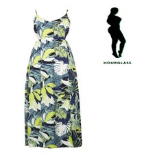 Hourglass — Peekaboo cutouts can be tricky, but not so much for you, hourglass. Accent your little middle with these side slits, which will show off all your natural curves. In case you're cautious of being a little too risqué, go for a maxi length that's sexy but not overly so.
Topshop Leaf Split Hem Maxi Dress, $130, available at Topshop. SpringDresses__0005_Hourglass