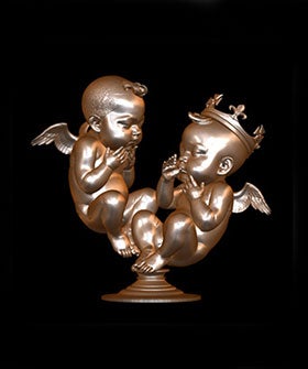 Artist Debuts A Nude Pregnancy Statue — This Time Of Kim K. babiesop
