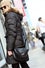 Alexandra Richards, model-DJ, Hung On U bag designed by her mom
